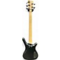 Used RockBass by Warwick Corvette $$ 5 String Left Handed Black Electric Bass Guitar