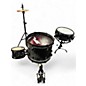 Used SPL 3 Piece Lil' Kicker 3-Piece Junior Drum Set Black Black Drum Kit