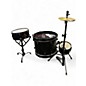 Used SPL 3 Piece Lil' Kicker 3-Piece Junior Drum Set Black Black Drum Kit