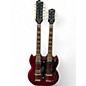 Used Epiphone G1275 Double Neck Red Solid Body Electric Guitar thumbnail