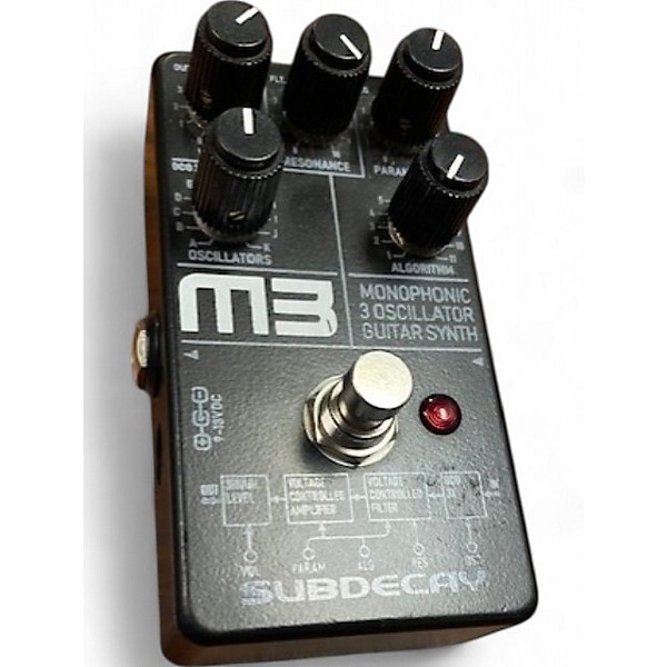 Used Subdecay M3 MONOPHONIC SYNTH Effect Pedal