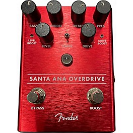 Used Fender SANTA ANA OVERDRIVE Effect Pedal