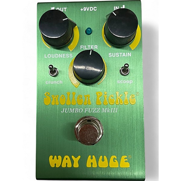 Used Way Huge Electronics WHE401 Swollen Pickle MKII Super Jumbo Fuzz Effect Pedal