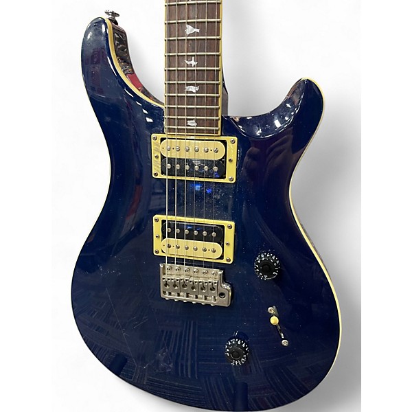 Used PRS SE Standard 24 NATURAL BLUE Solid Body Electric Guitar