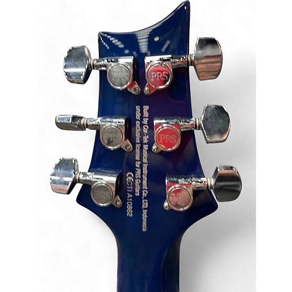 Used PRS SE Standard 24 NATURAL BLUE Solid Body Electric Guitar