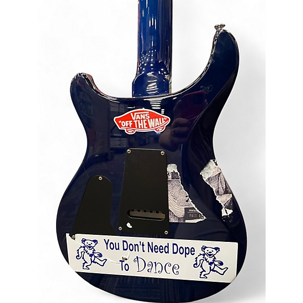 Used PRS SE Standard 24 NATURAL BLUE Solid Body Electric Guitar