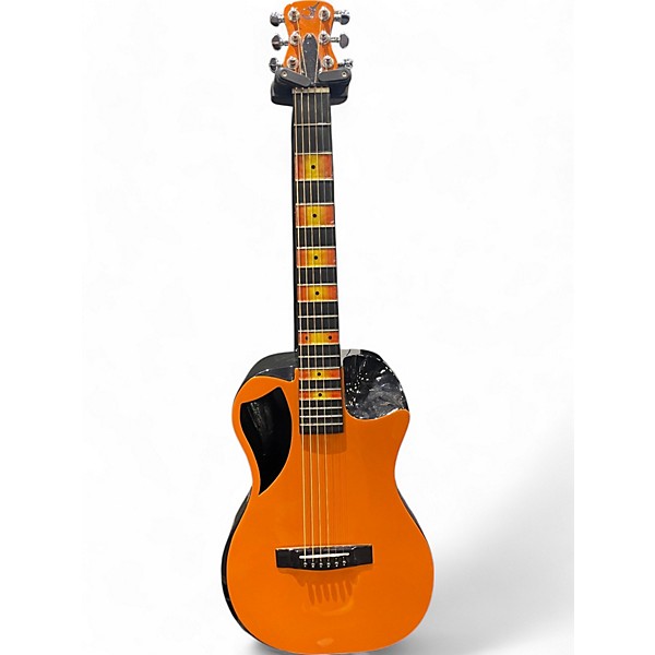 Used Journey Instruments OF660O1 Orange Acoustic Electric Guitar