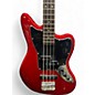 Used Squier Vintage Modified Jaguar Bass Special Crimson Red Trans Electric Bass Guitar thumbnail