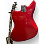 Used Squier Vintage Modified Jaguar Bass Special Crimson Red Trans Electric Bass Guitar