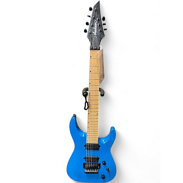 Used Jackson SLATXMG3-7 7 String Blue Solid Body Electric Guitar