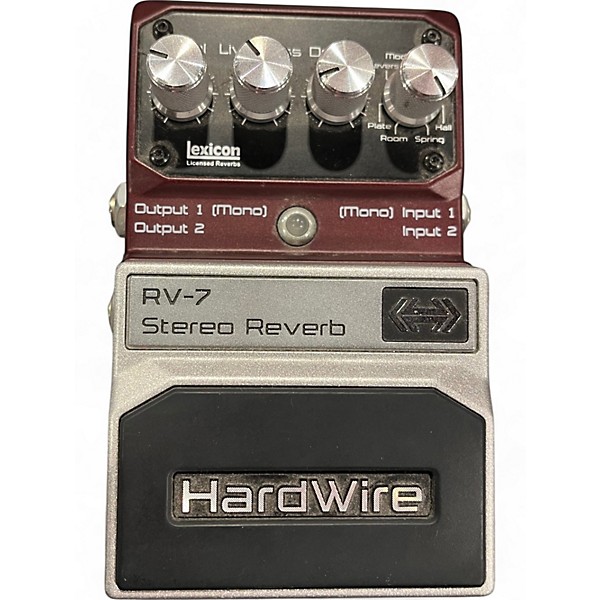 Used DigiTech Hardwire Series RV7 Reverb Effect Pedal