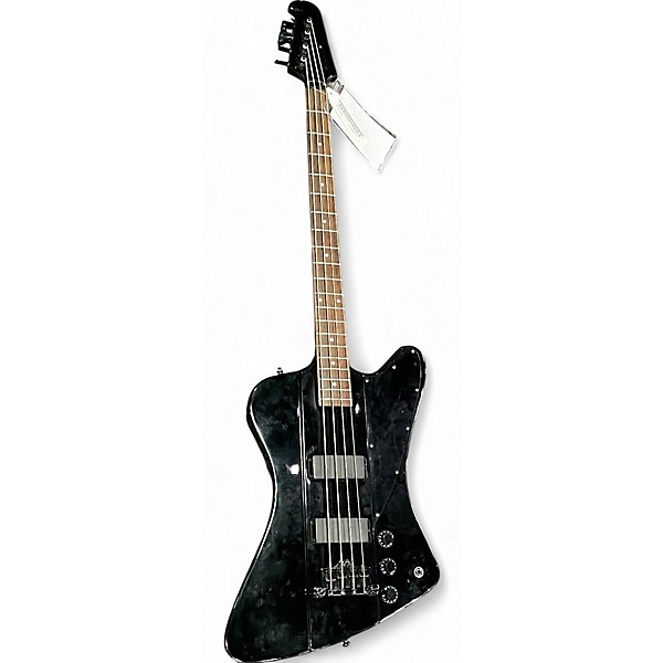 Used Epiphone Thunderbird IV Black Electric Bass Guitar