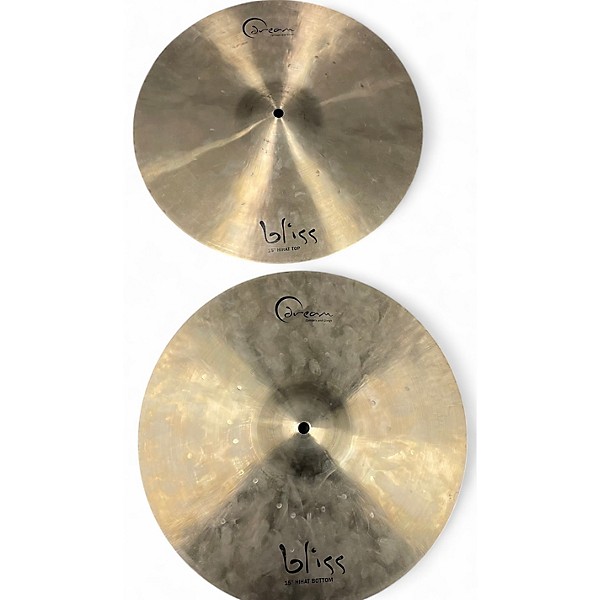 Used Dream 15in bliss hi-hat pair Cymbal