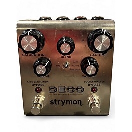 Used Strymon Deco Tape Saturation and Doubletracker Delay Effect Pedal