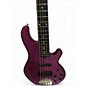 Used Lakland 55-02 Skyline Series 5 String trans purple Electric Bass Guitar