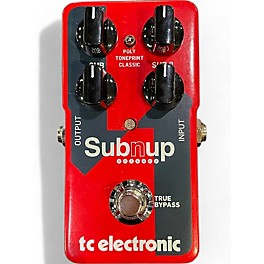 Used TC Electronic Sub N Up Mini Octaver Effect Pedal