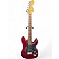 Used 2002 Squier Standard Double Fat Stratocaster Candy Apple Red Solid Body Electric Guitar thumbnail