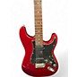 Used 2002 Squier Standard Double Fat Stratocaster Candy Apple Red Solid Body Electric Guitar