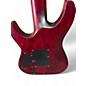 Used Schecter Guitar Research Jeff Loomis Signature Floyd Rose RED Solid Body Electric Guitar