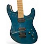 Used Halo CLARUS Blue Solid Body Electric Guitar