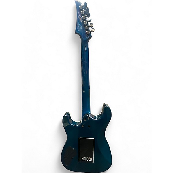 Used Halo CLARUS Blue Solid Body Electric Guitar