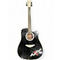 Used Esteban Crytal heart Black Acoustic Electric Guitar thumbnail