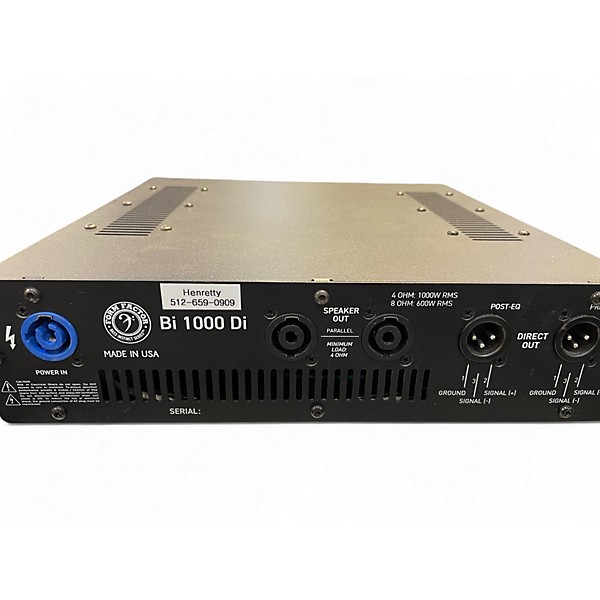 Used Form Factor BI 1000 DI Bass Amp Head