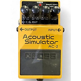 Used BOSS AC2 Acoustic Simulator Effect Pedal