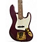 Used Fender American Standard Jazz Bass PURPLE METALLIC Electric Bass Guitar