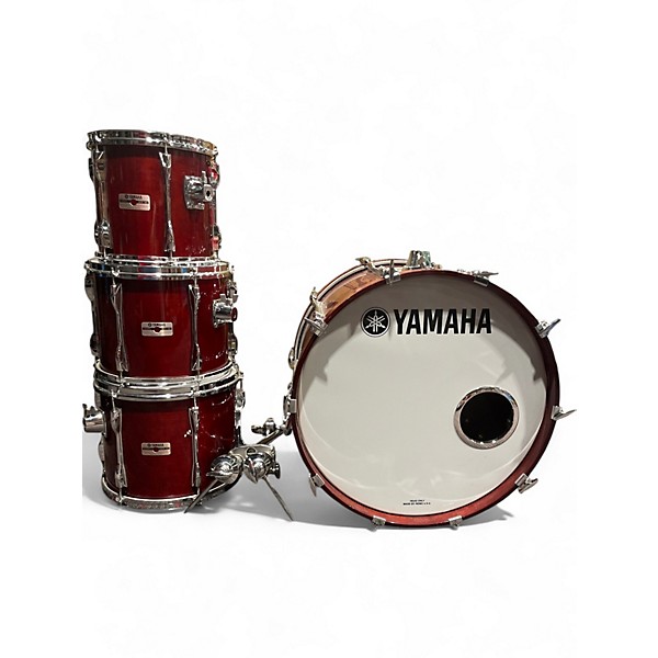 Used 1990s Yamaha 4 Piece Recording Custom Cherry Drum Kit