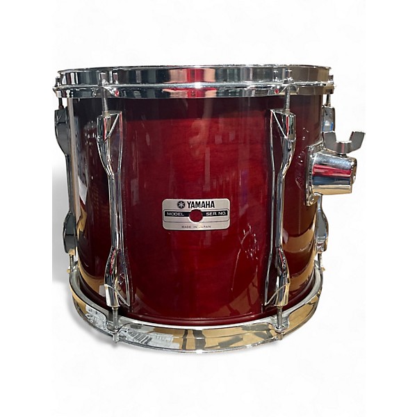 Used 1990s Yamaha 4 Piece Recording Custom Cherry Drum Kit