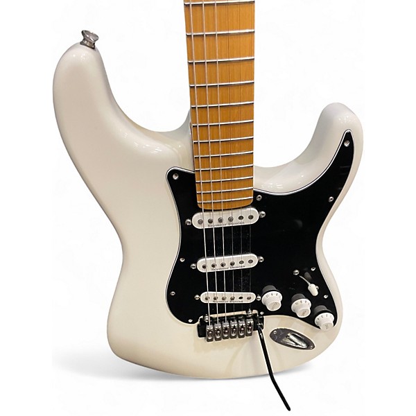 Used Warmouth S Style Classic White Solid Body Electric Guitar