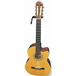 Used Lucero LC100CE Natural Classical Acoustic Electric Guitar