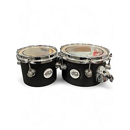 Used DW 2 Piece Design Concert Toms Satin Black Drum