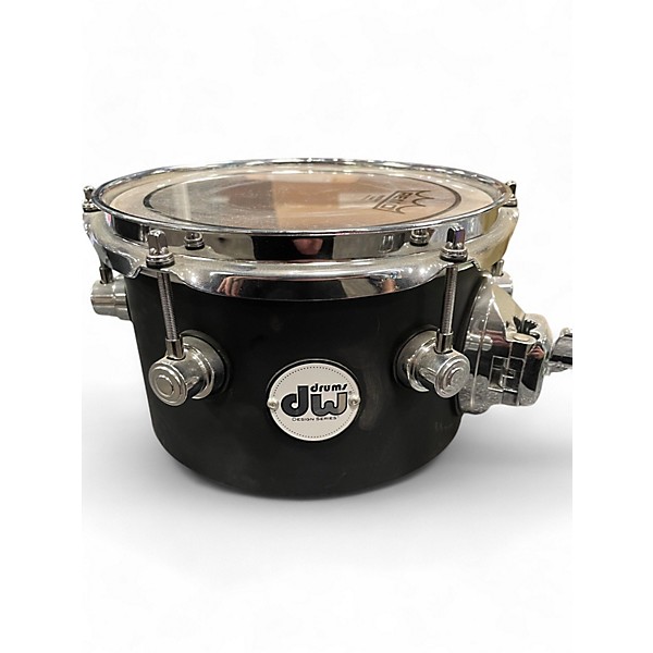 Used DW 2 Piece Design Concert Toms Satin Black Drum