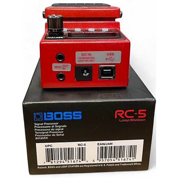 Used BOSS RC5 Loop Station Pedal