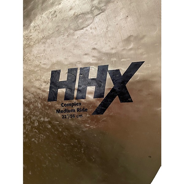 Used SABIAN 22in HHX COMPLEX MEDIUM RIDE Cymbal