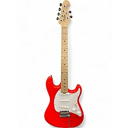 Used Sterling Audio Cutlass Red Solid Body Electric Guitar