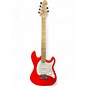 Used Sterling Audio Cutlass Red Solid Body Electric Guitar thumbnail