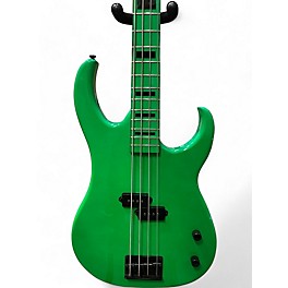 Used Dean Custom Zone 4-String Nuclear Green Electric Bass Guitar