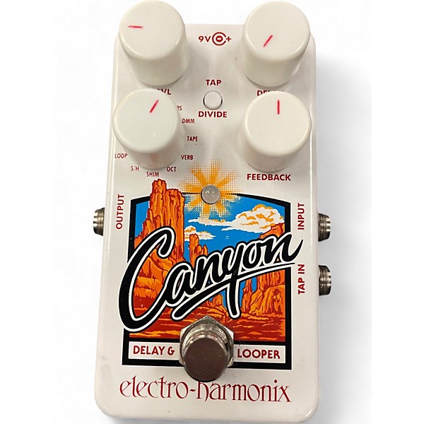 Used Electro-Harmonix Canyon Delay and Looper Effect Pedal