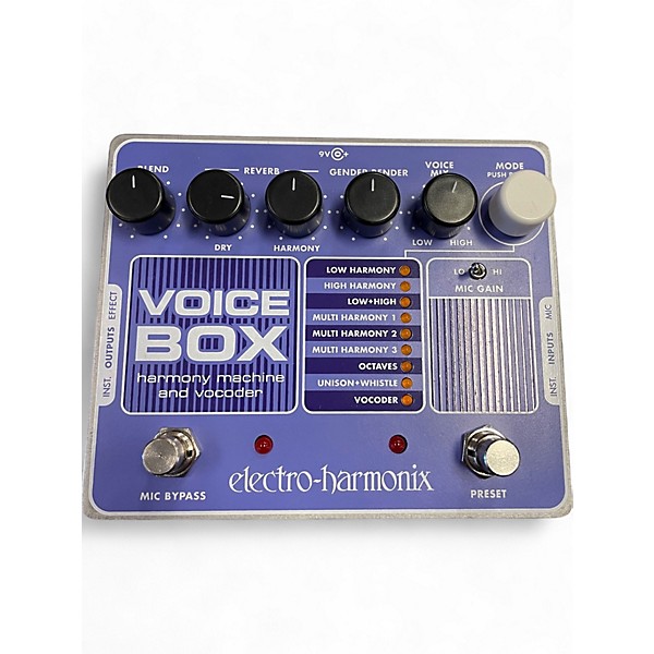 Used Electro-Harmonix Voicebox Vocal Harmony Vocoder Vocal Processor