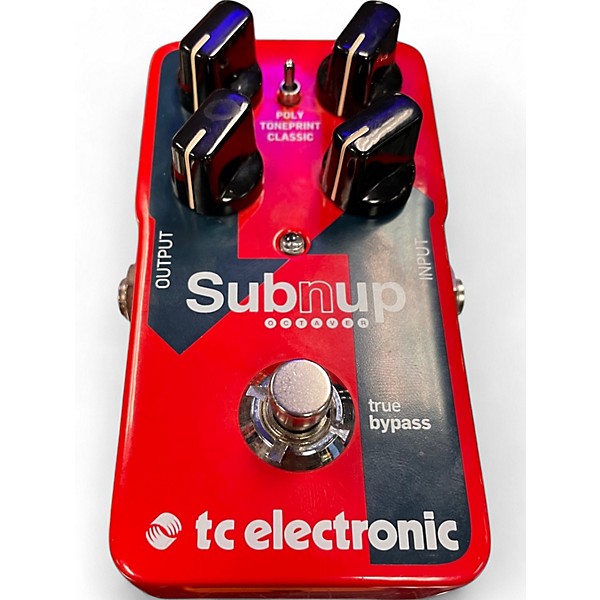 Used TC Electronic Sub N Up Octaver Effect Pedal