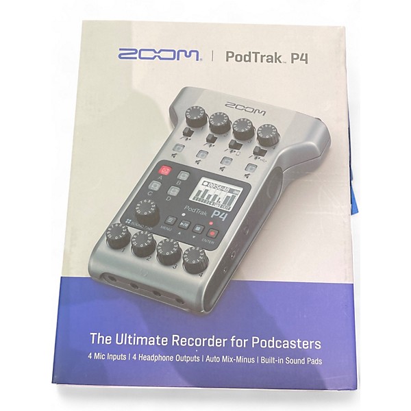 Used Zoom PODTRACK P4 Audio Interface