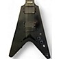 Used Dean V Stealth Black Solid Body Electric Guitar