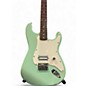 Used Squier Tom Delonge Signature Stratocaster Surf Green Solid Body Electric Guitar