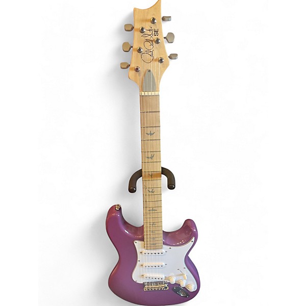 Used PRS SE Silver Sky SUMMIT PURPLE Solid Body Electric Guitar