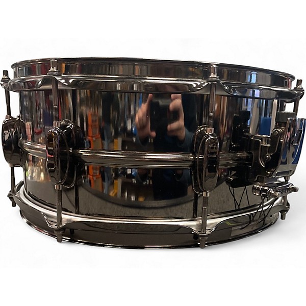 Used TAMA 6.5X14 Metalworks Snare Black Nickel over Steel Drum