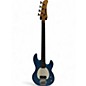 Used Slammer stinger Blue Electric Bass Guitar thumbnail