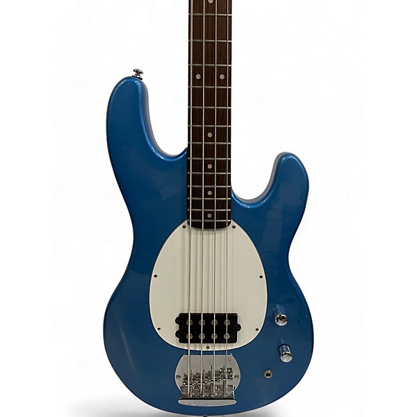 Used Slammer stinger Blue Electric Bass Guitar